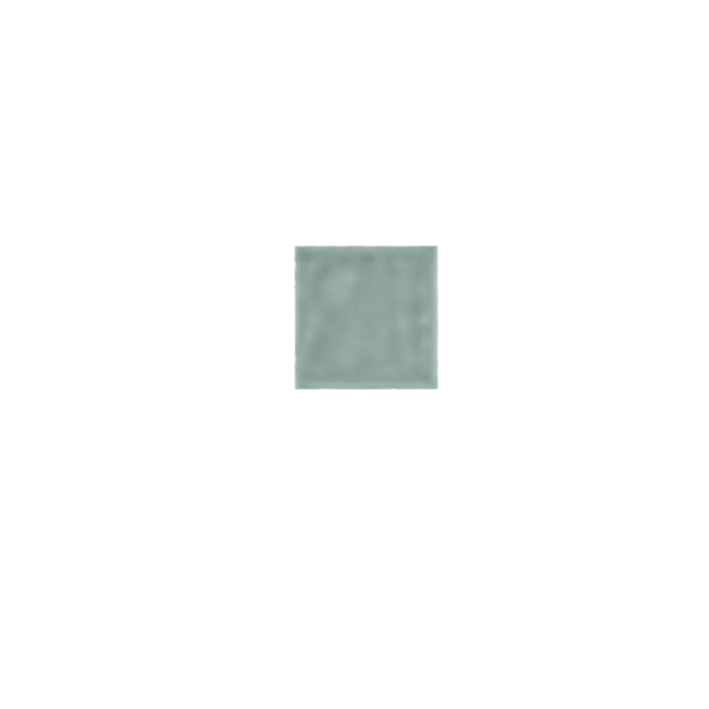 Tropea Natural Edge Square Tile - Eucalyptus Green (Sample)