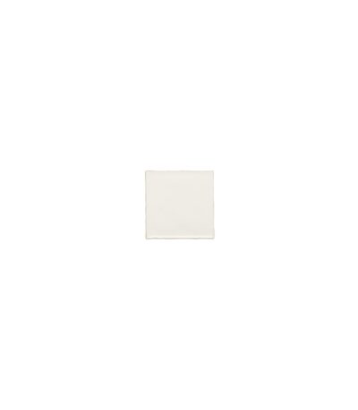 Tropea Natural Edge Square Tile - Matte White (Sample)