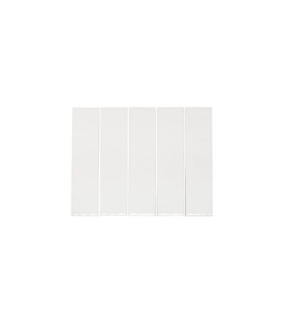 Tropea Natural Edge Subway Tile - Gloss White