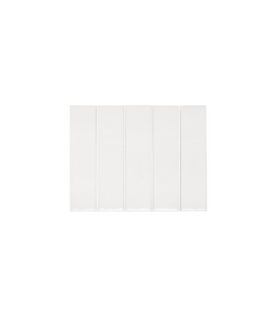 Tropea Natural Edge Subway Tile - Matte White