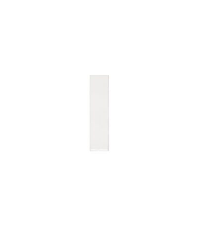 Tropea Natural Edge Subway Tile - Matte White (Sample)