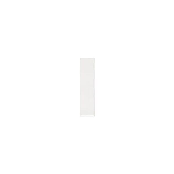 Tropea Natural Edge Subway Tile - Matte White (Sample)