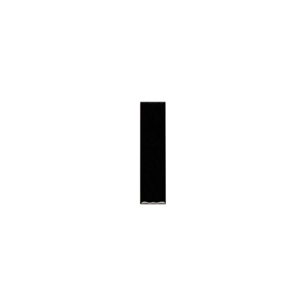 Tropea Natural Edge Subway Tile - Raven Black (Sample)