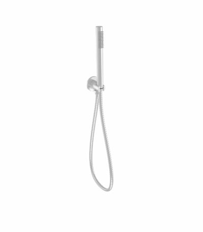 Tube Hand Shower On Wall Outlet Bracket - Brushed Nickel | PSH003-2BN