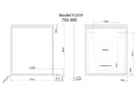 UDBK LED-06 SQUARE SMART LED MIRROR - Urban Designs Bathroom and Kitchen