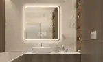 UDBK LED-07 SQUARE SMART LED MIRROR - Urban Designs Bathroom and Kitchen