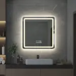 UDBK LED-07 SQUARE SMART LED MIRROR - Urban Designs Bathroom and Kitchen