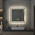 UDBK LED-07 SQUARE SMART LED MIRROR - Urban Designs Bathroom and Kitchen