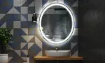 UDBK LED-08 OVAL SMART LED MIRROR - Urban Designs Bathroom and Kitchen