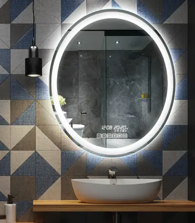 UDBK LED-08 OVAL SMART LED MIRROR - Urban Designs Bathroom and Kitchen