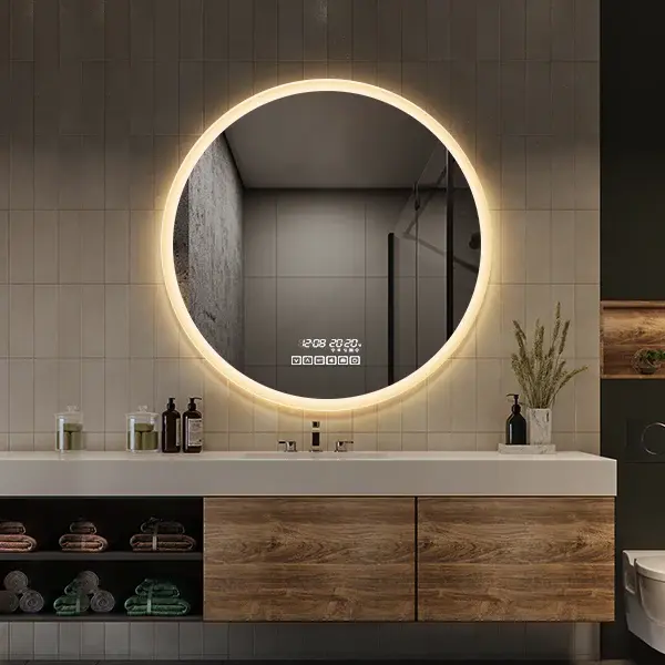 UDBK LED-09 ROUND SMART LED MIRROR - Urban Designs Bathroom and Kitchen