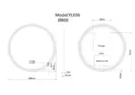 UDBK LED-10 ROUND SMART LED MIRROR - Urban Designs Bathroom and Kitchen