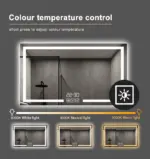 UDBK LED-10 ROUND SMART LED MIRROR - Urban Designs Bathroom and Kitchen