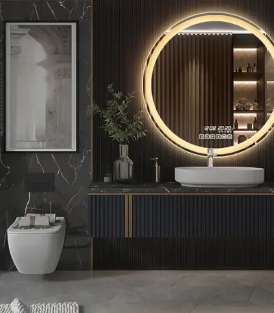 UDBK LED-10 ROUND SMART LED MIRROR - Urban Designs Bathroom and Kitchen
