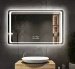 UDBK LED-11 RECTANGLE SMART LED MIRROR - Urban Designs Bathroom and Kitchen