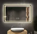 UDBK LED-11 RECTANGLE SMART LED MIRROR - Urban Designs Bathroom and Kitchen