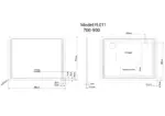 UDBK LED-11 RECTANGLE SMART LED MIRROR - Urban Designs Bathroom and Kitchen