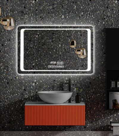 UDBK LED-11 RECTANGLE SMART LED MIRROR - Urban Designs Bathroom and Kitchen