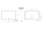 UDBK LED-12 RECTANGLE SMART LED MIRROR - Urban Designs Bathroom and Kitchen