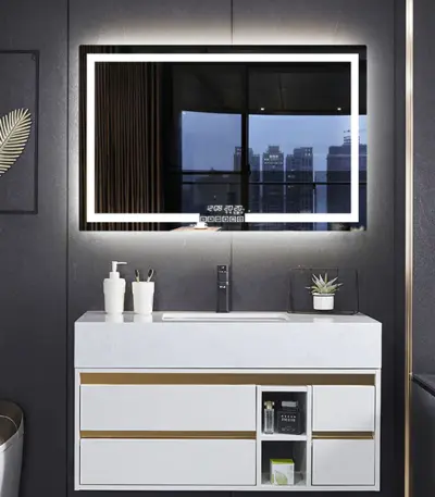 UDBK LED-12 RECTANGLE SMART LED MIRROR - Urban Designs Bathroom and Kitchen