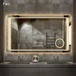 UDBK LED-14 RECTANGLE SMART LED MIRROR - Urban Designs Bathroom and Kitchen