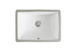 Undermount Ceramic Basin - Gloss White - Rectangle - 460mm | Nue 46