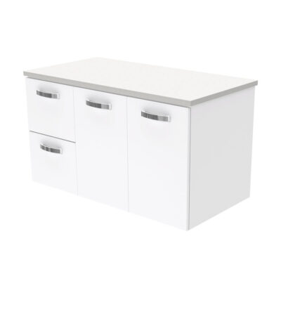 UniCab 900 Wall-Hung Cabinet, Left Hand Drawers