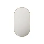 UNICASA FMO-9050-BG ALUMINUM FRAMED OVAL MIRROR 500x900MM BRUSHED GOLD - Urban Designs Bathroom and Kitchen