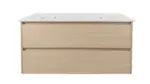 UNICASA HE-120W-TO HERA WALL HUNG VANITY 1200MM TAS OAK - Urban Designs Bathroom and Kitchen