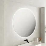 UNICASA LED-60-RD LUNA ROUND FRAMLESS LED MIRROR 600MM - Urban Designs Bathroom and Kitchen