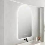 UNICASA LED-9060-A LUNA ARCH FRAMELESS LED MIRROR 900x600MM - Urban Designs Bathroom and Kitchen