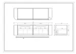UNICASA ROM-1500-MW ROME FLUTED CURVE WALL HUNG VANITY 1500MM MATTE WHITE - Urban Designs Bathroom and Kitchen