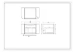 UNICASA ROM-750-MW ROME FLUTED CURVE WALL HUNG VANITY 750MM MATTE WHITE - Urban Designs Bathroom and Kitchen