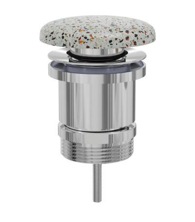 Universal Pop-Up / Pull-Out Basin Waste, Terrazzo Concrete