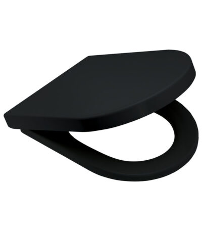 Universal Toilet Seat, Gloss Black