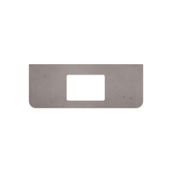 Urban Crete Silica Free Stone Top, Curved Full Depth with Single Undermount Basin Hole, 1200mm