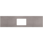 Urban Crete Silica Free Stone Top, Rectangular Full Depth with Single Undermount Basin Hole, 1800mm