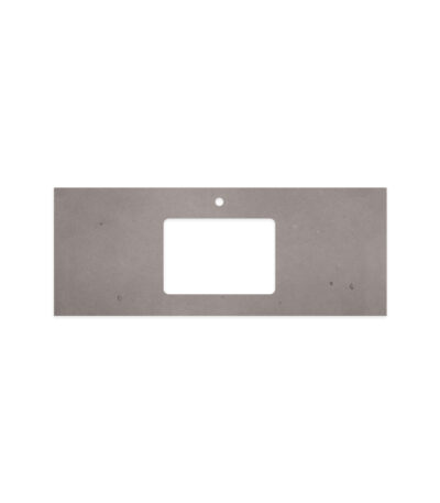 Urban Crete Silica Free Stone Top, Rectangular Full Depth with Single Undermount Basin Hole & Tap Hole, 1200mm
