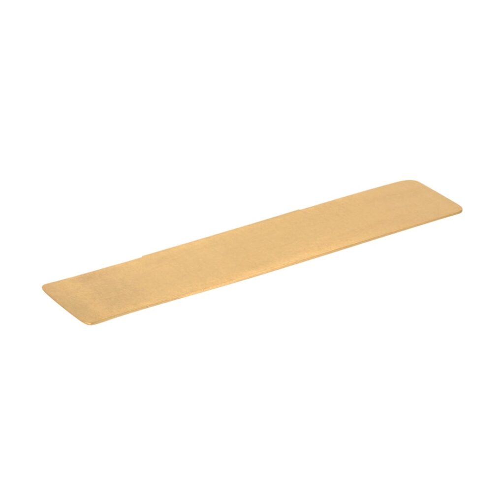 Vaada Extended Shower Shelf 440mm - Tumbled Aged Brass