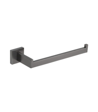 Vaada Hand Towel Holder - Brushed Gunmetal