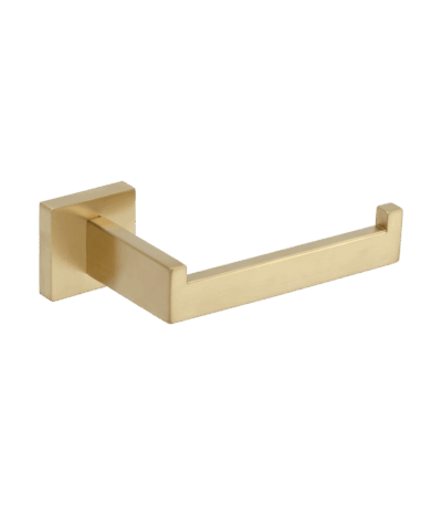 Vaada Toilet Roll Holder - Brushed Brass