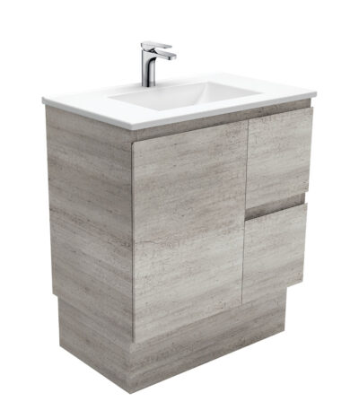 Vanessa Edge Industrial 750 Vanity On Kickboard