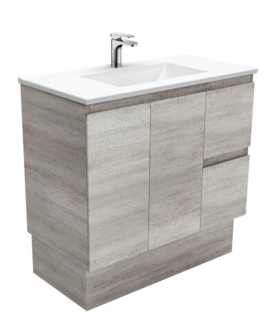 Vanessa Edge Industrial 900 Vanity On Kickboard