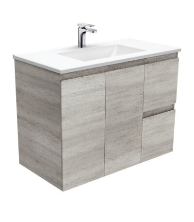 Vanessa Edge Industrial 900 Wall-Hung Vanity