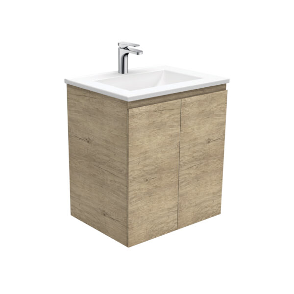 Vanessa Edge Scandi Oak 600 Wall-Hung Vanity