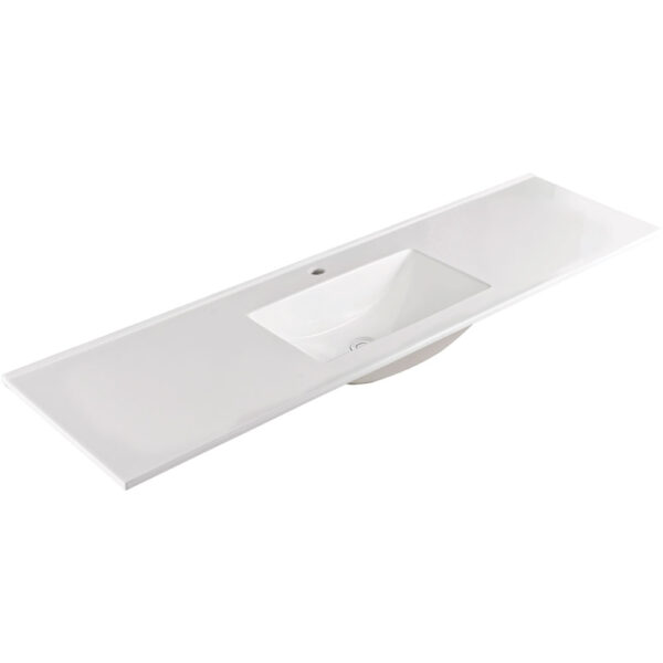 Vanessa Full Depth Single Bowl Poly-Marble Basin Top 1800