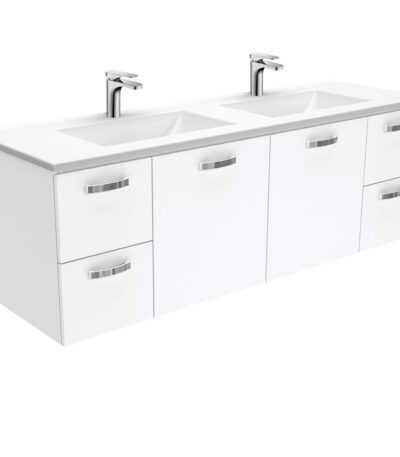 Vanessa Unicab 1500 Double Bowl Wall-Hung Vanity