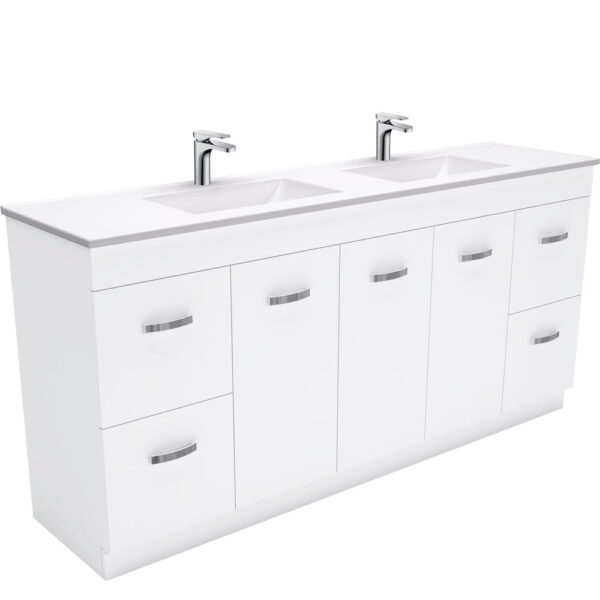 Vanessa Unicab 1800 Double Bowl Vanity On Kickboard