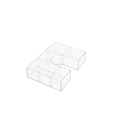 Vanity Drawer Organiser w Cut Out - 600mm