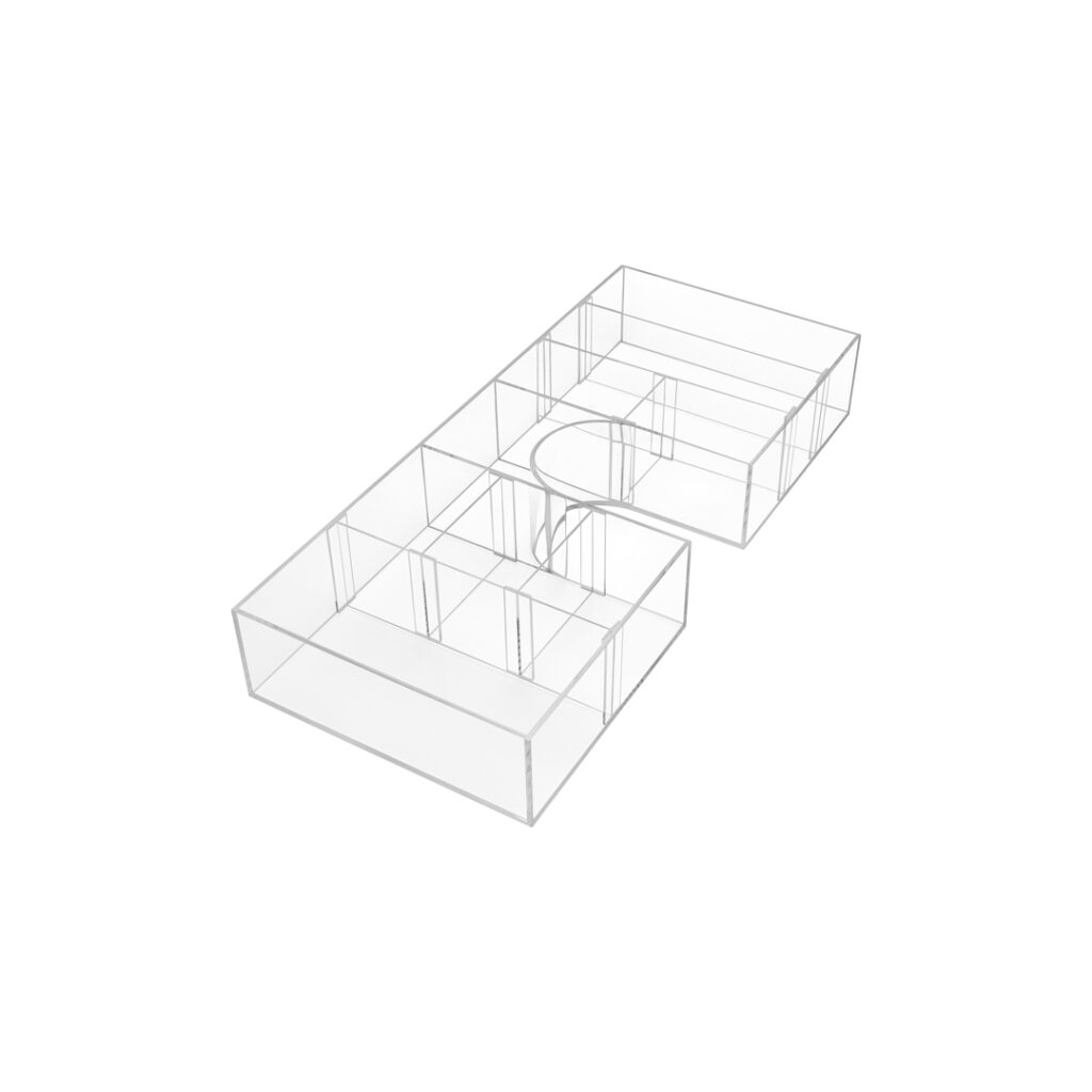 Vanity Drawer Organiser w Cut Out - 900mm
